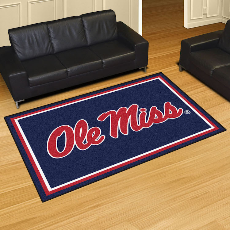 Mississippi Rebels 5x8 Area Rug