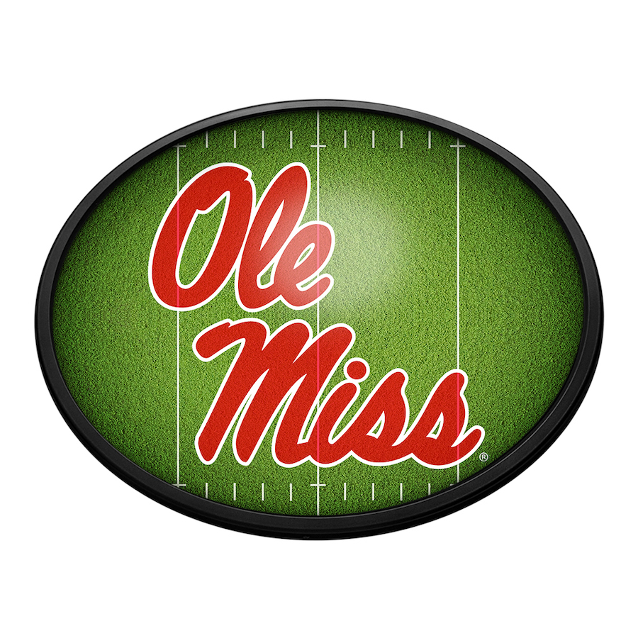 Mississippi Rebels ON THE 50 Slimline LED Wall Sign ~ OVAL