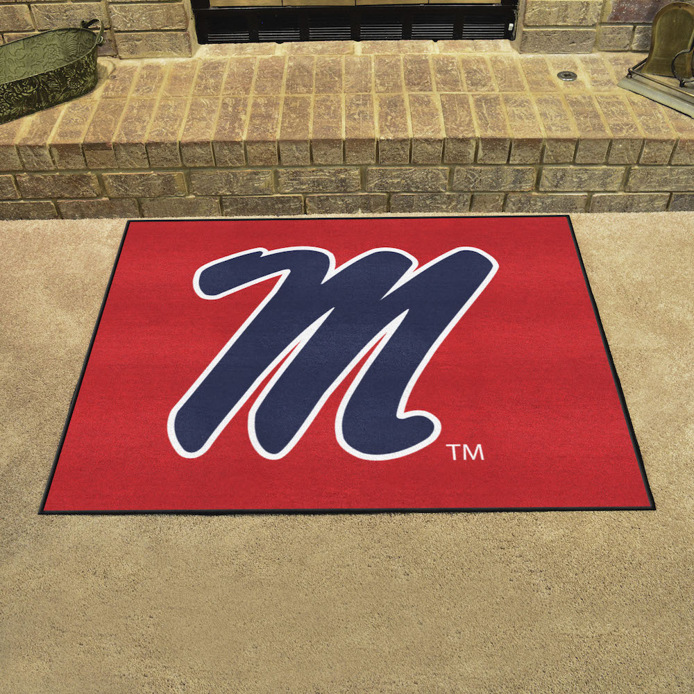 Mississippi Rebels ALL STAR 34 x 45 Floor Mat - Alt Logo