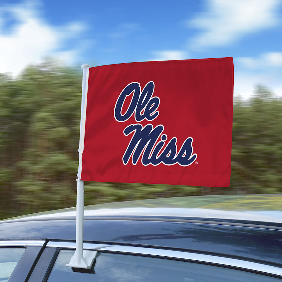 Mississippi Rebels Car Flag