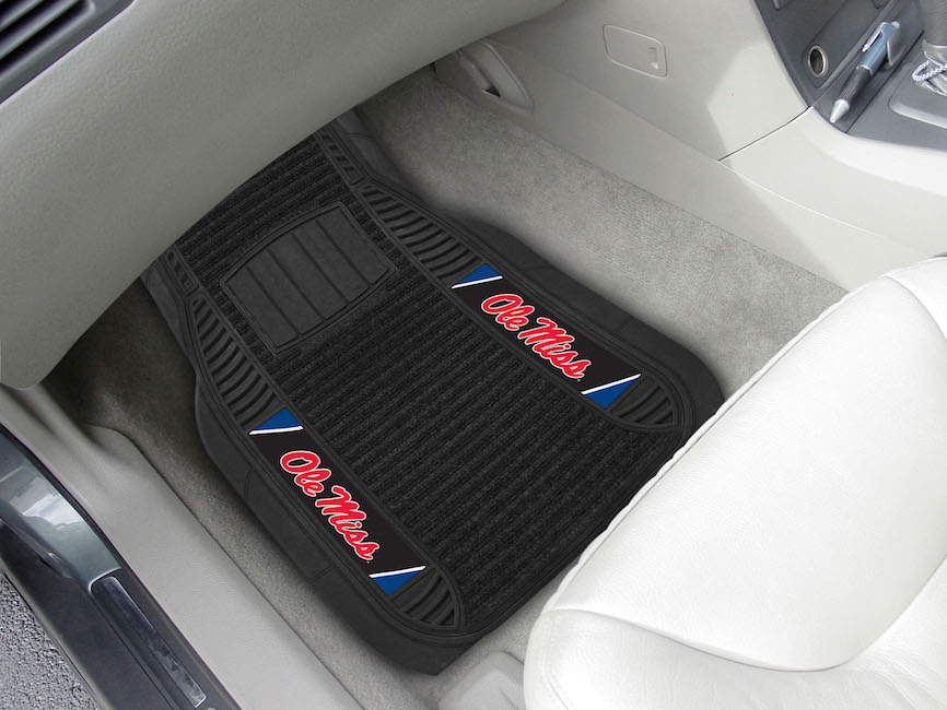 Mississippi Rebels Deluxe 20 x 27 Car Floor Mats