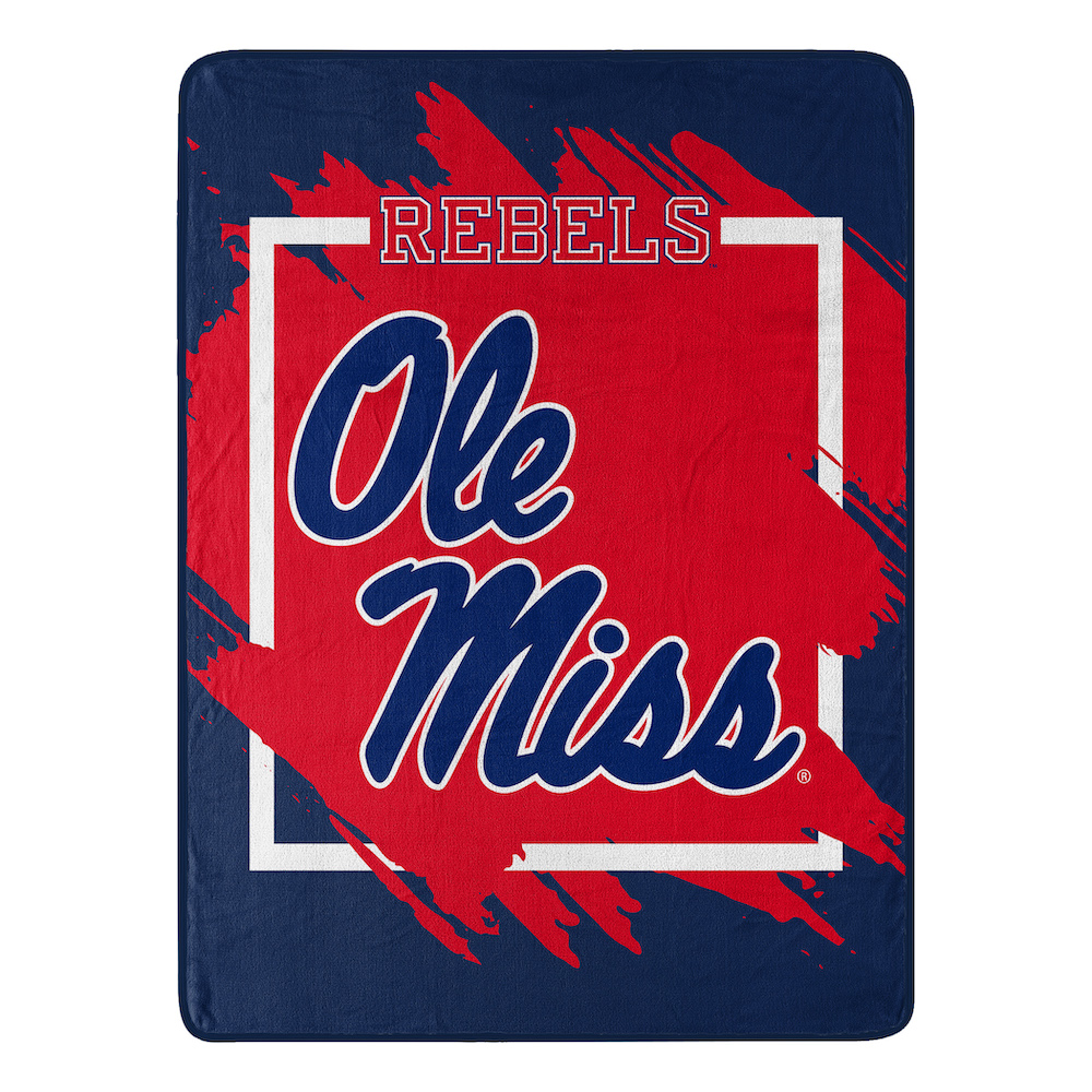 Mississippi Rebels Micro Raschel 50 x 60 Team Blanket