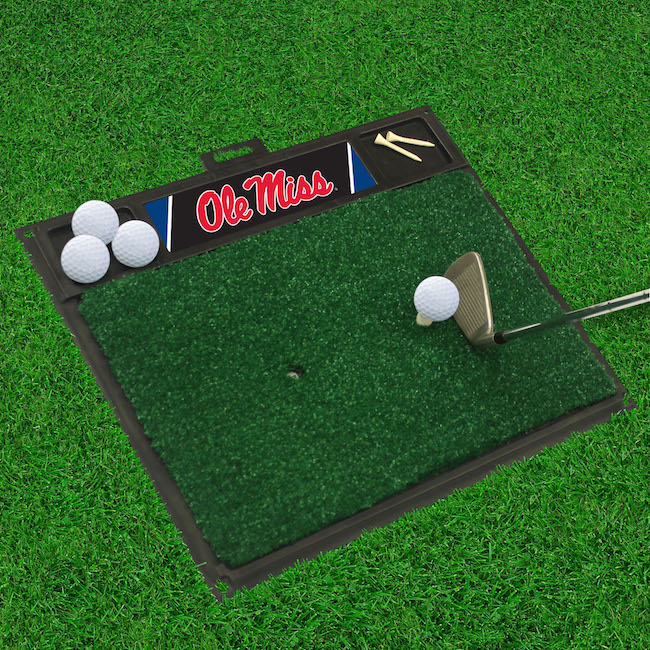 Mississippi Rebels Golf Hitting Mat