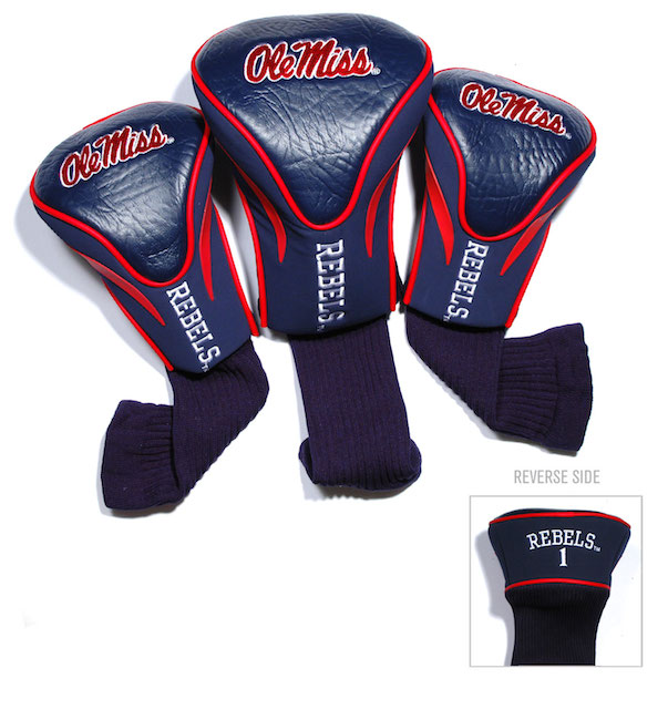 Mississippi Rebels 3 Pack Contour Headcovers