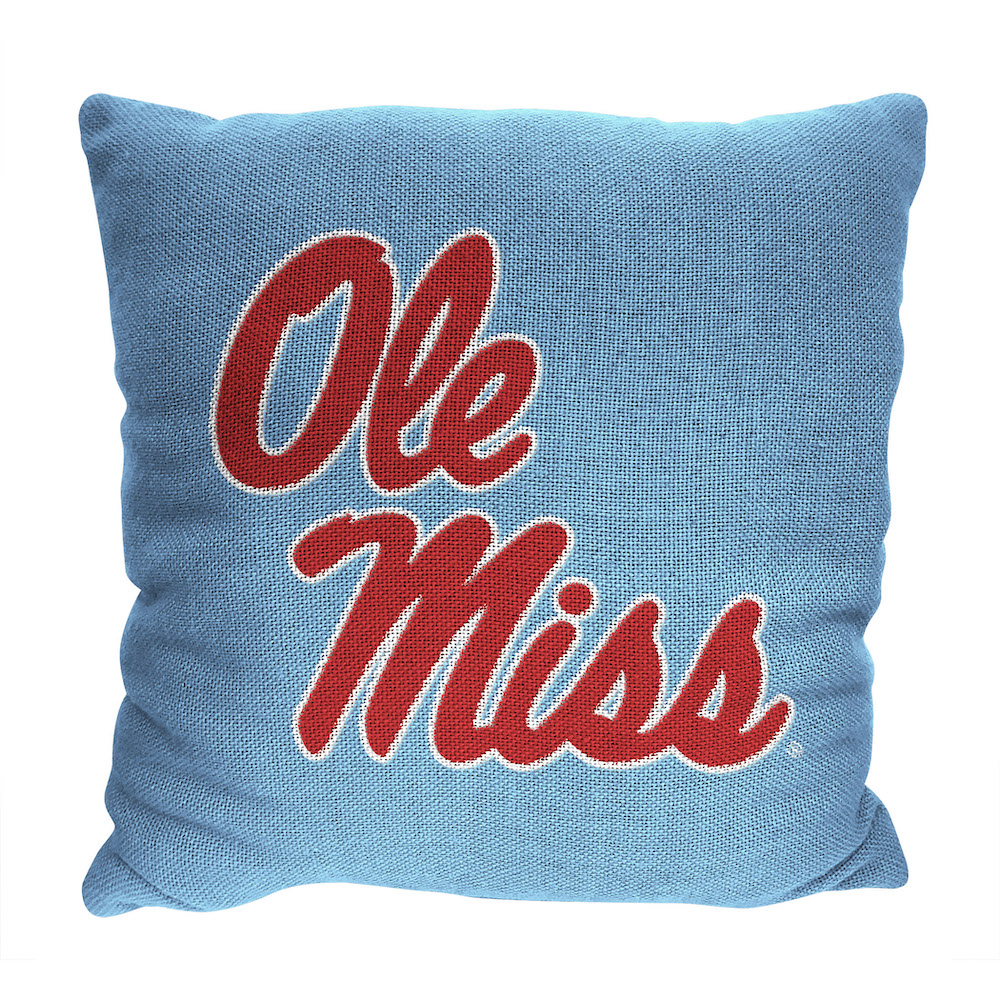 Mississippi Rebels Double Sided INVERT Woven Pillow