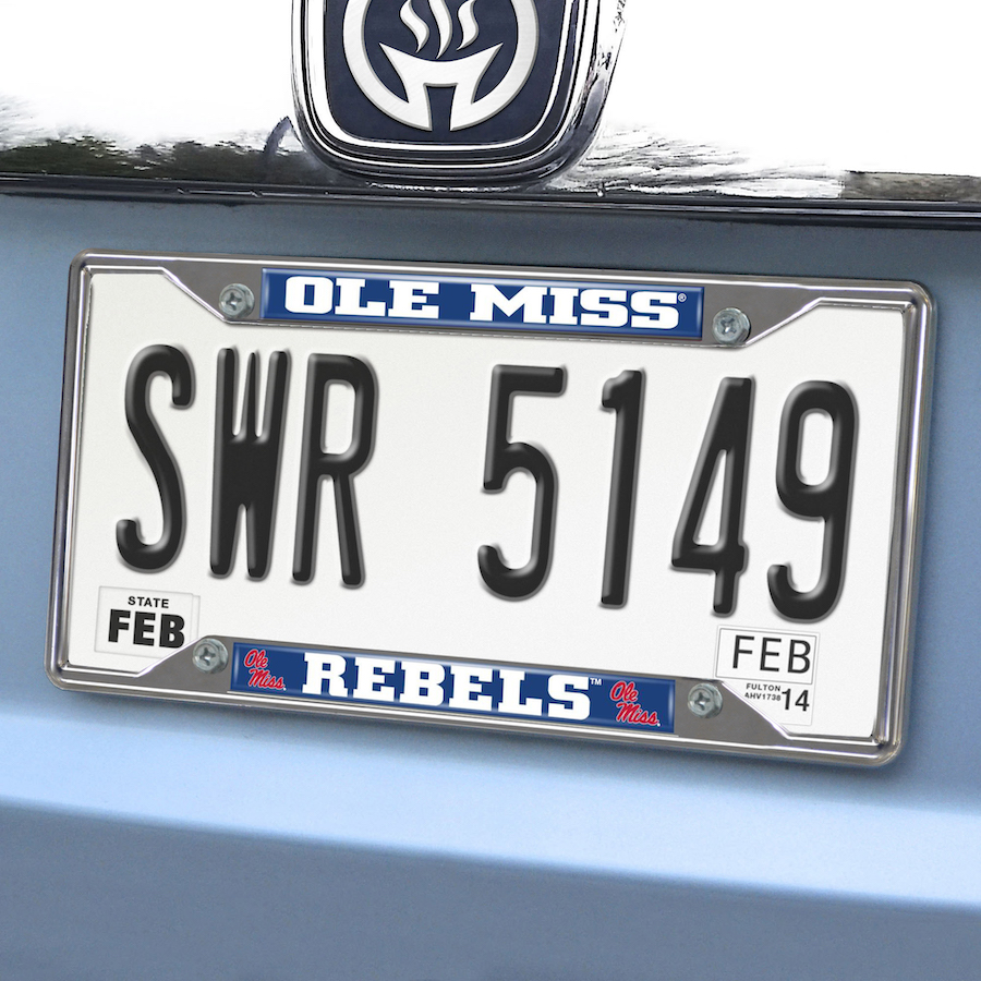 Mississippi Rebels License Plate Frame