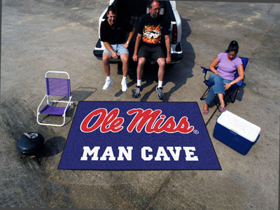 Mississippi Rebels UTILI-MAT 60 x 96 MAN CAVE Rug