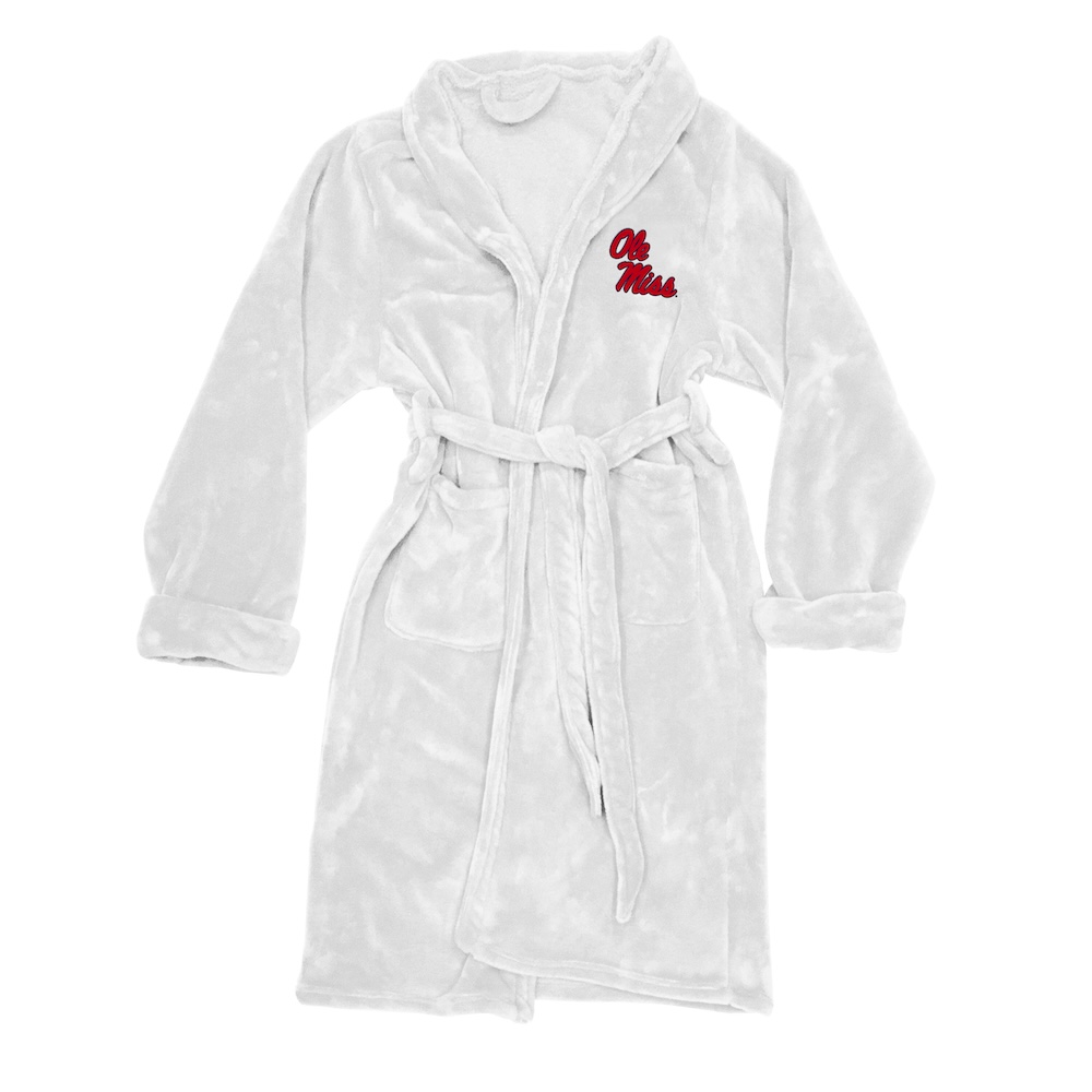 Mississippi Rebels Mens Silk Touch Bath Robe (L/XL)