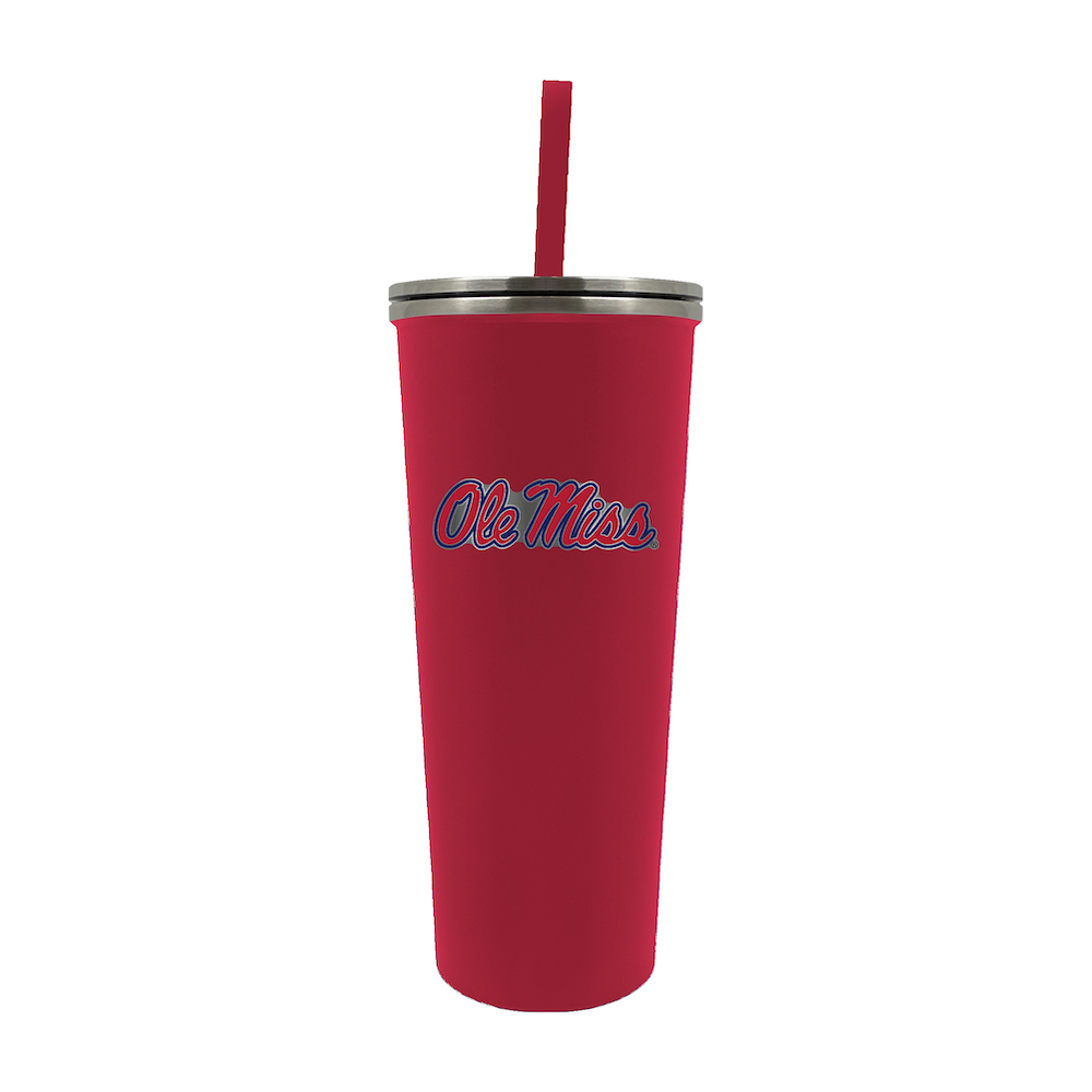 Mississippi Rebels 24 oz Team Color Skinny Tumbler