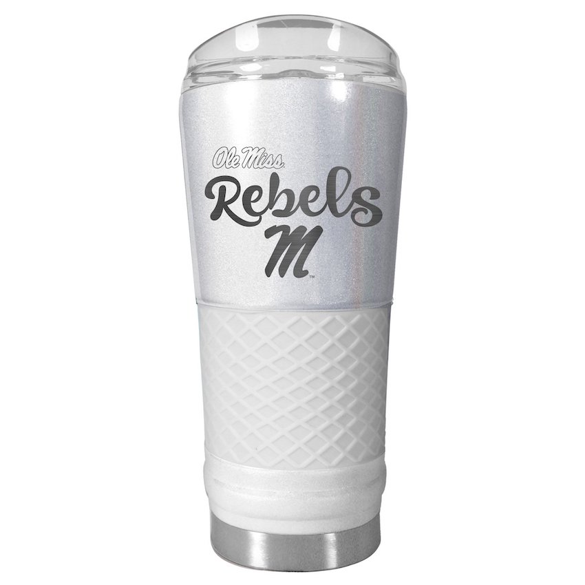 Mississippi Rebels 24 oz OPAL Draft Travel Tumbler