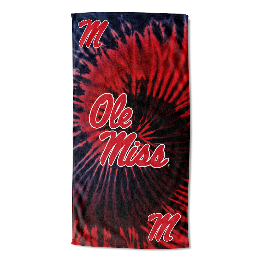 Mississippi Rebels Pyschedelic 30x60 Beach Towel