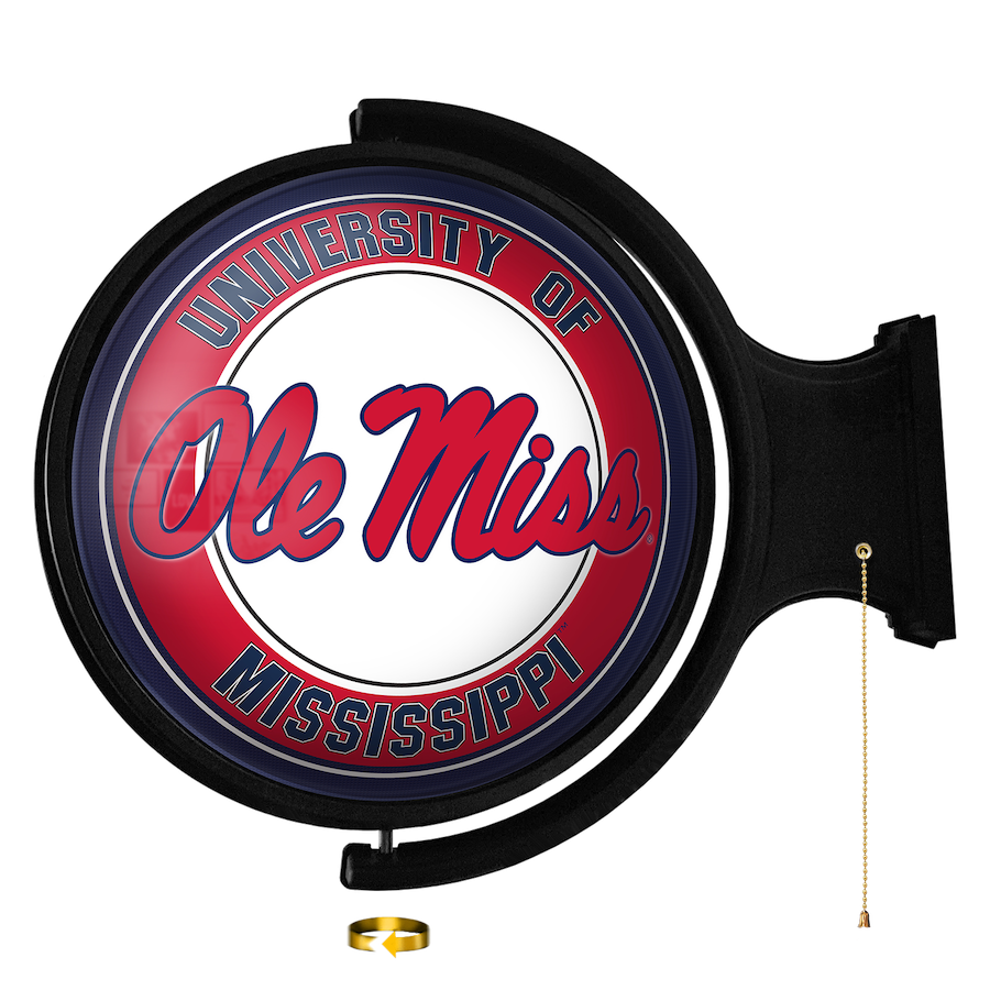 Mississippi Rebels LED Rotating Wall Sign