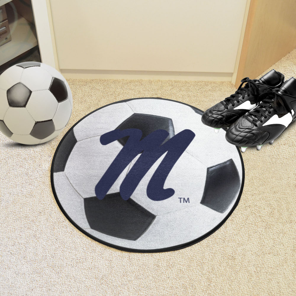 Mississippi Rebels SOCCER BALL Mat - Alt Logo