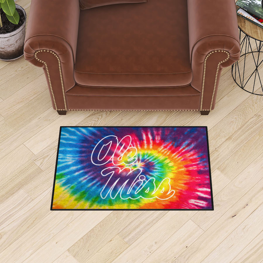 Mississippi Rebels TIE-DIE 20 x 30 Starter Floor Mat