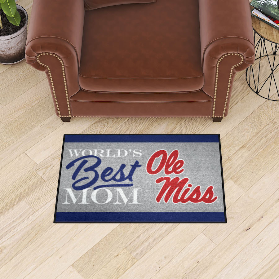 Mississippi Rebels 20 x 30 WORLDS BEST MOM Floor Mat