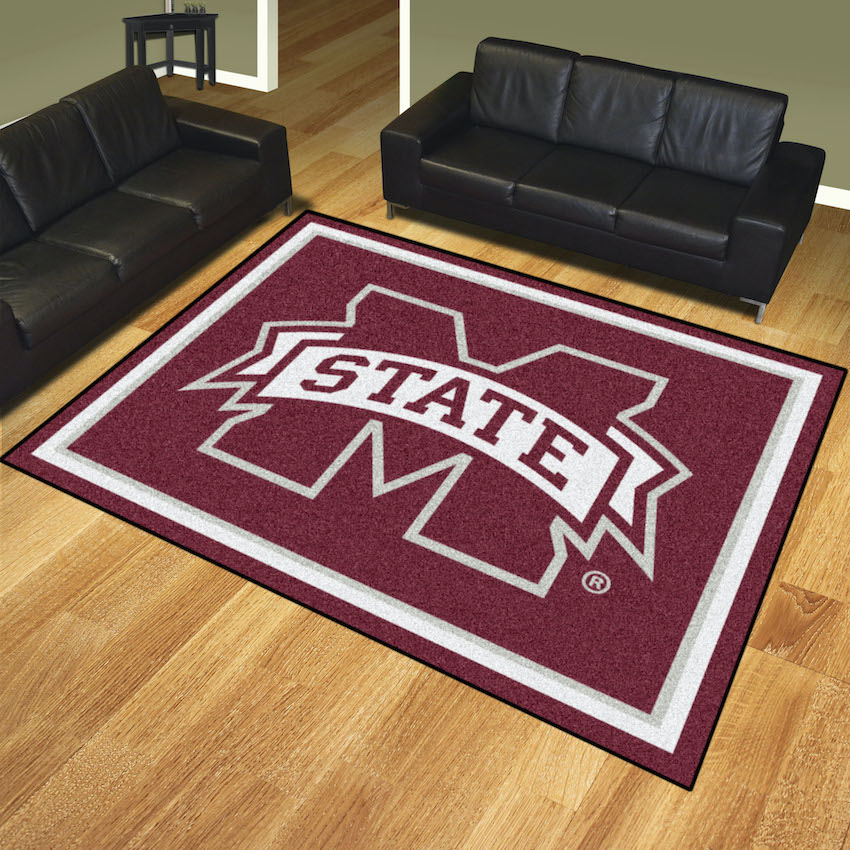 Mississippi State Bulldogs Ultra Plush 8x10 Area Rug