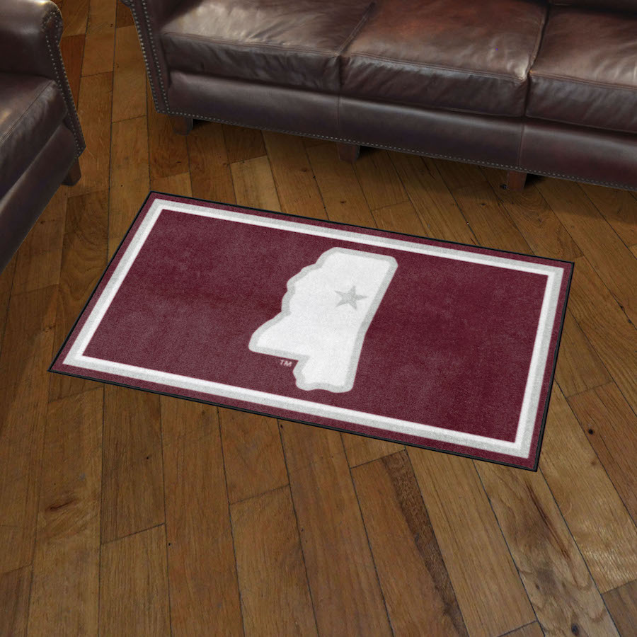 Mississippi State Bulldogs ALT LOGO 3x5 Area Rug