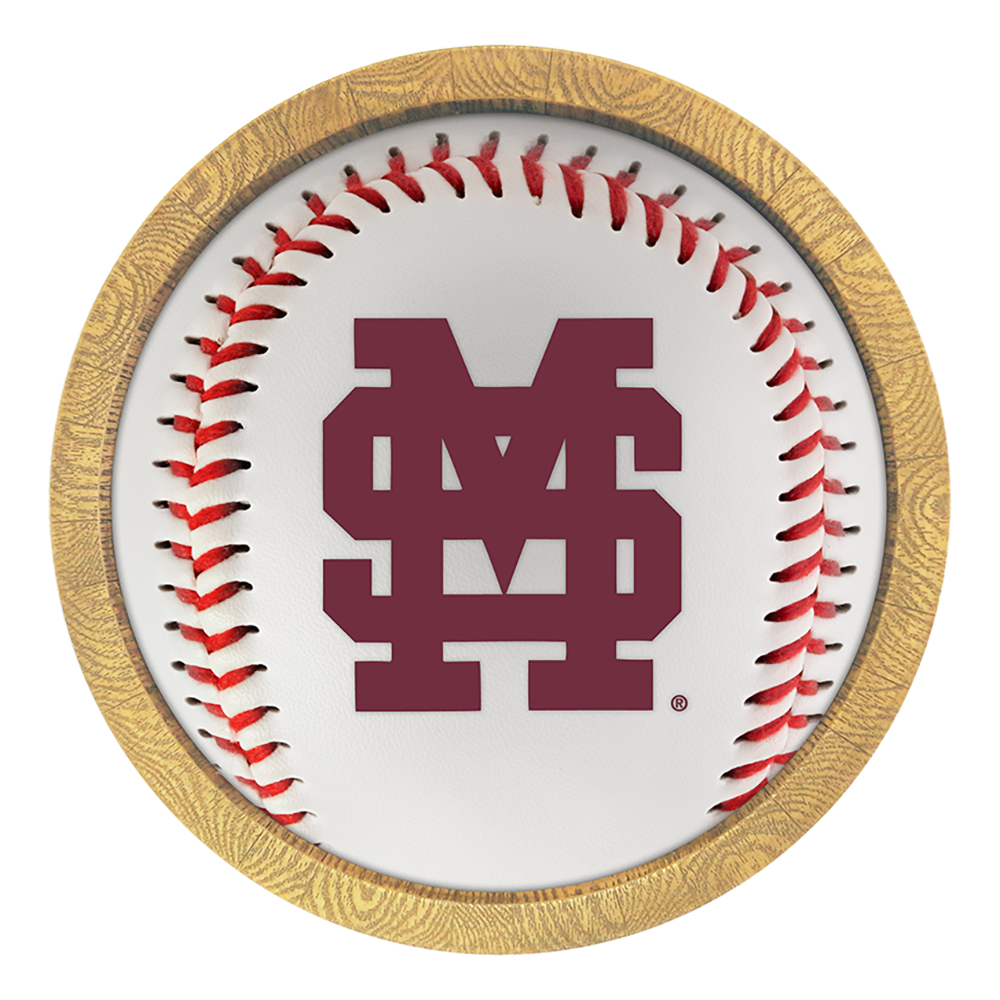 Mississippi State Bulldogs Baseball FAUX Barrel Top Sign