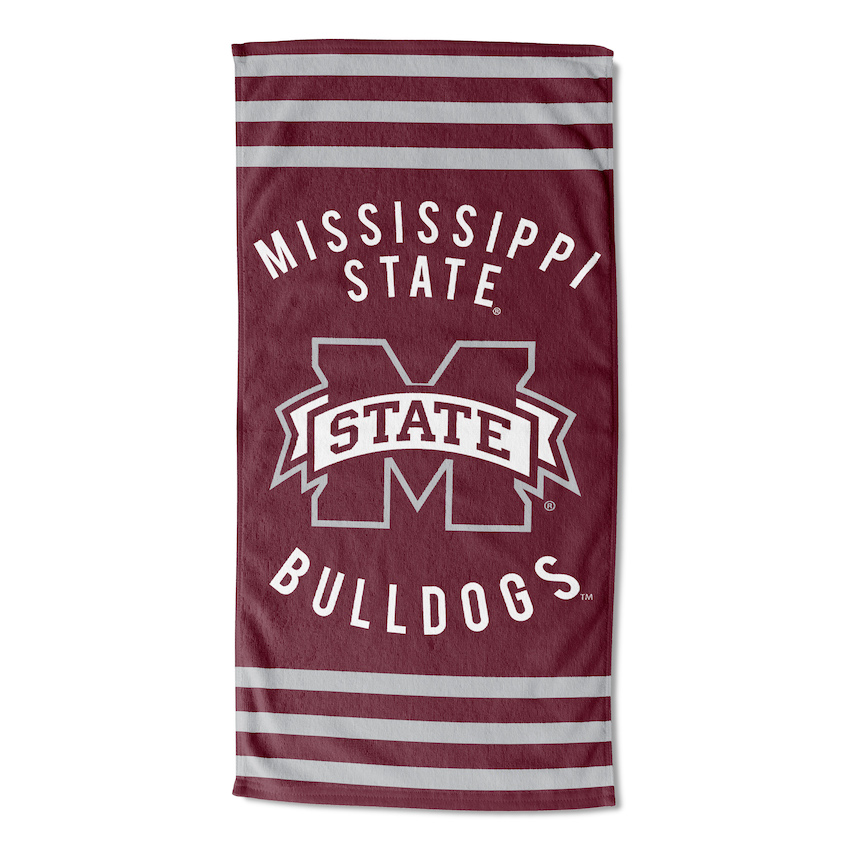 Mississippi State Bulldogs Beach Towel