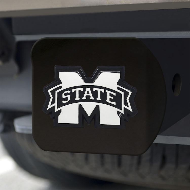 Mississippi State Bulldogs BLACK Trailer Hitch Cover