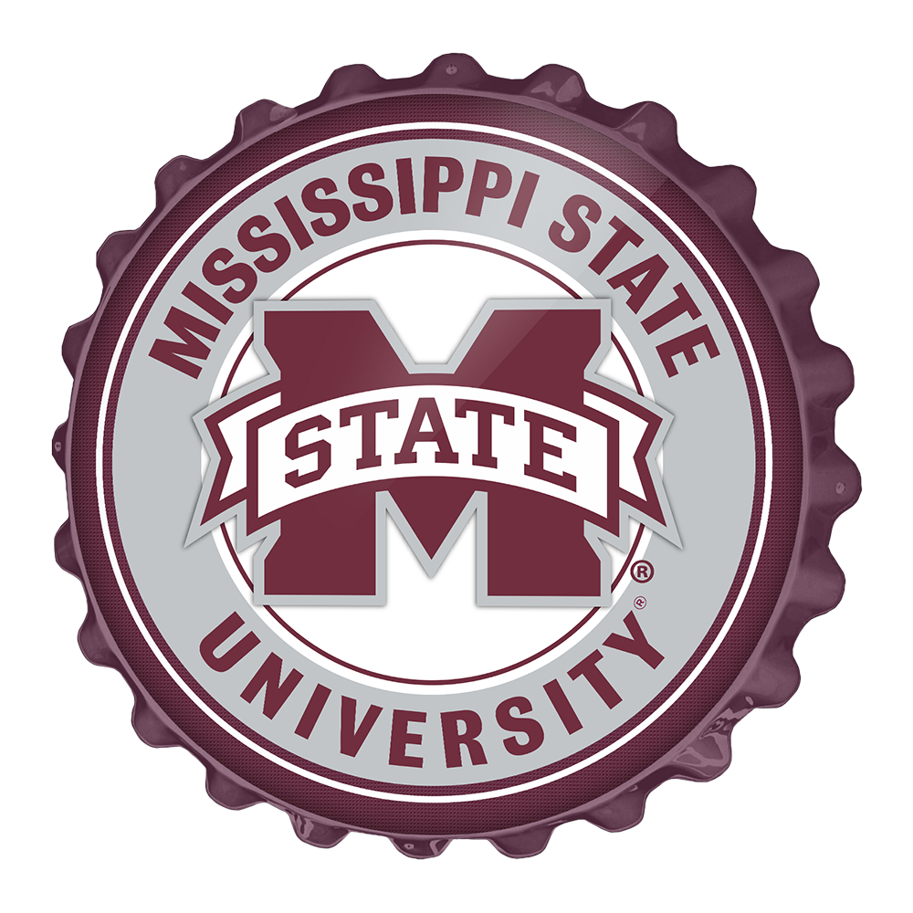 Mississippi State Bulldogs Bottle Cap Wall Sign