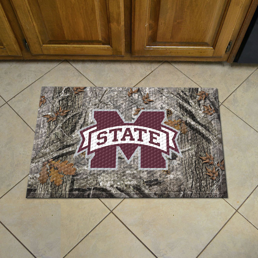 Mississippi State Bulldogs Camo Style SCRAPER Door Mat