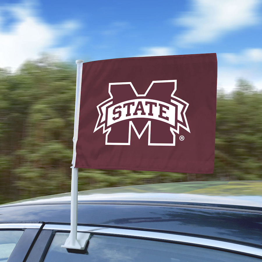 Mississippi State Bulldogs Car Flag