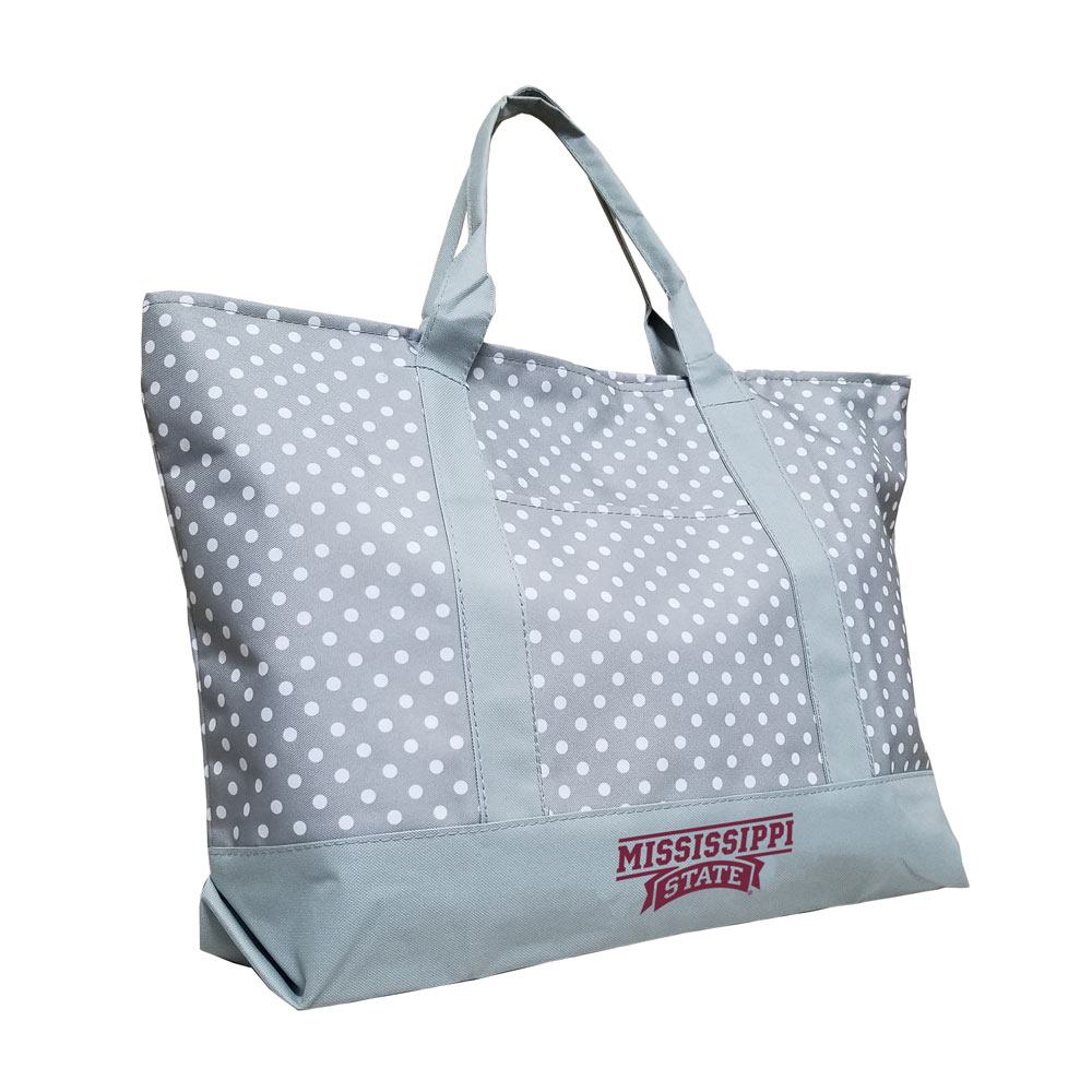 Mississippi State Bulldogs Dot Tote Bag