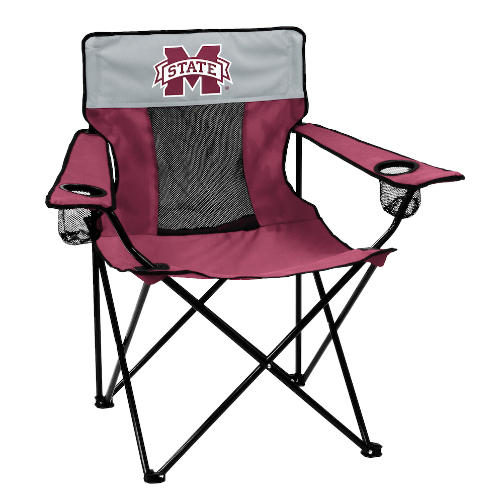 Mississippi State Bulldogs ELITE logo folding camp style chair