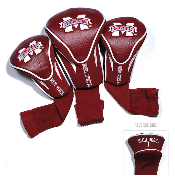 Mississippi State Bulldogs 3 Pack Contour Headcovers