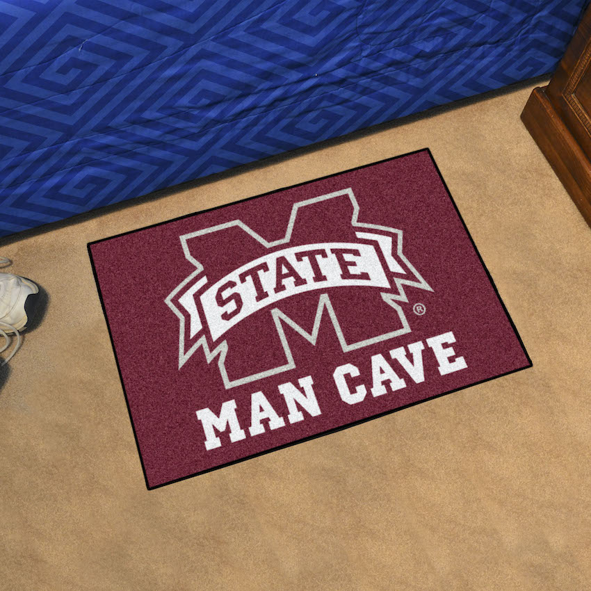 Mississippi State Bulldogs MAN CAVE 20 x 30 STARTER Floor Mat