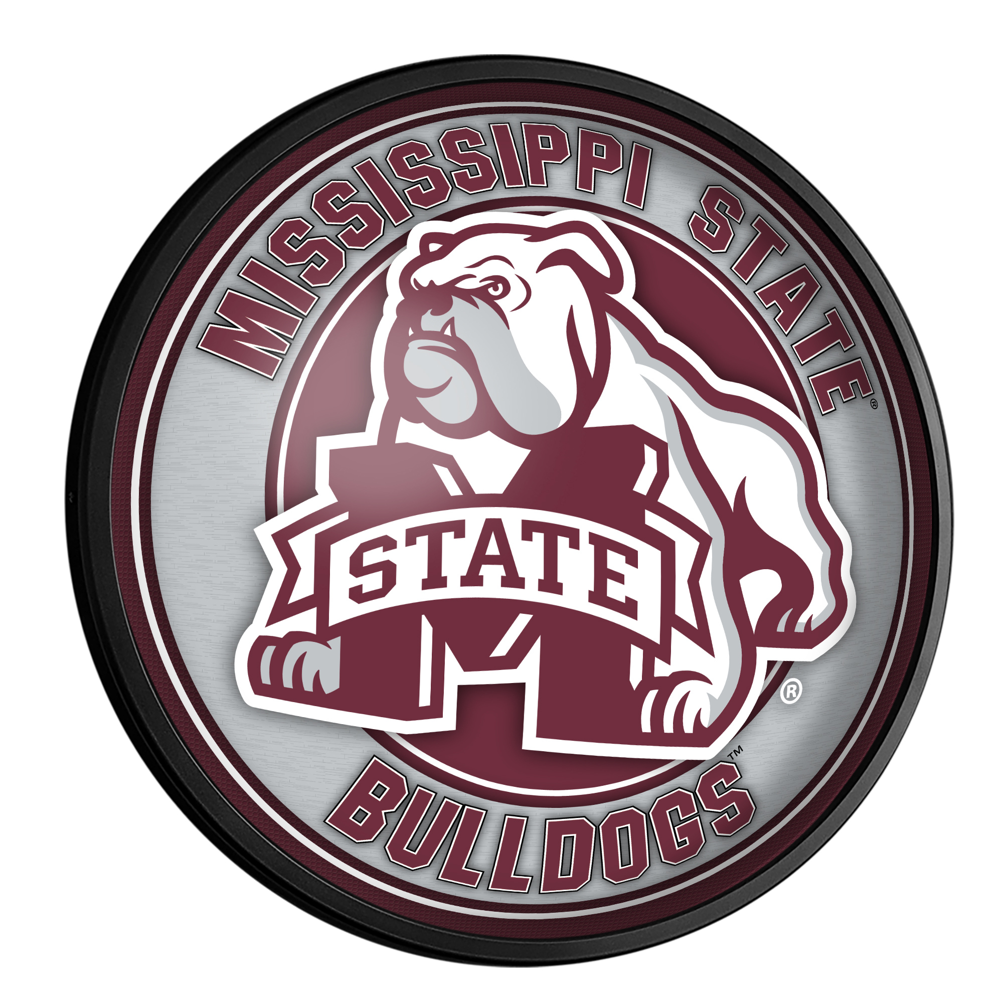 Mississippi State Bulldogs MASCOT Slimline LED Wall Sign