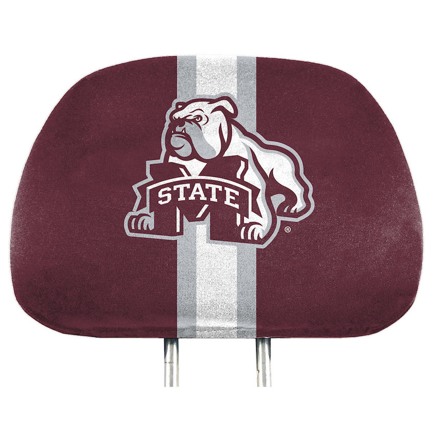 Mississippi State Bulldogs Printed Head Rest Covers