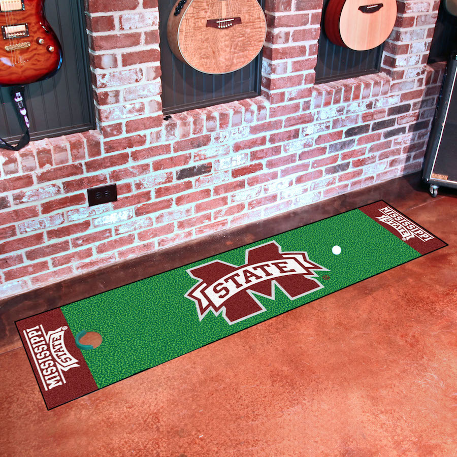 Mississippi State Bulldogs Putting Green Mat 18 x 72