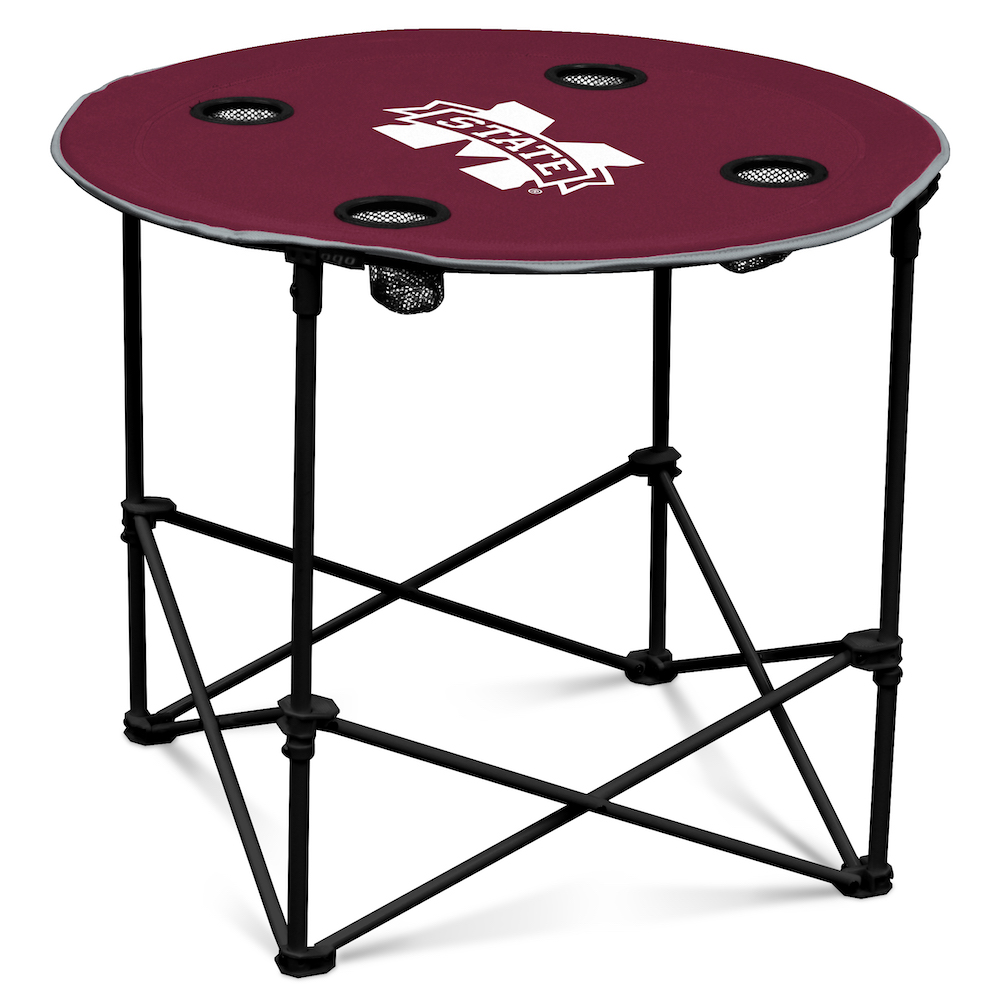 Mississippi State Bulldogs Round Tailgate Table