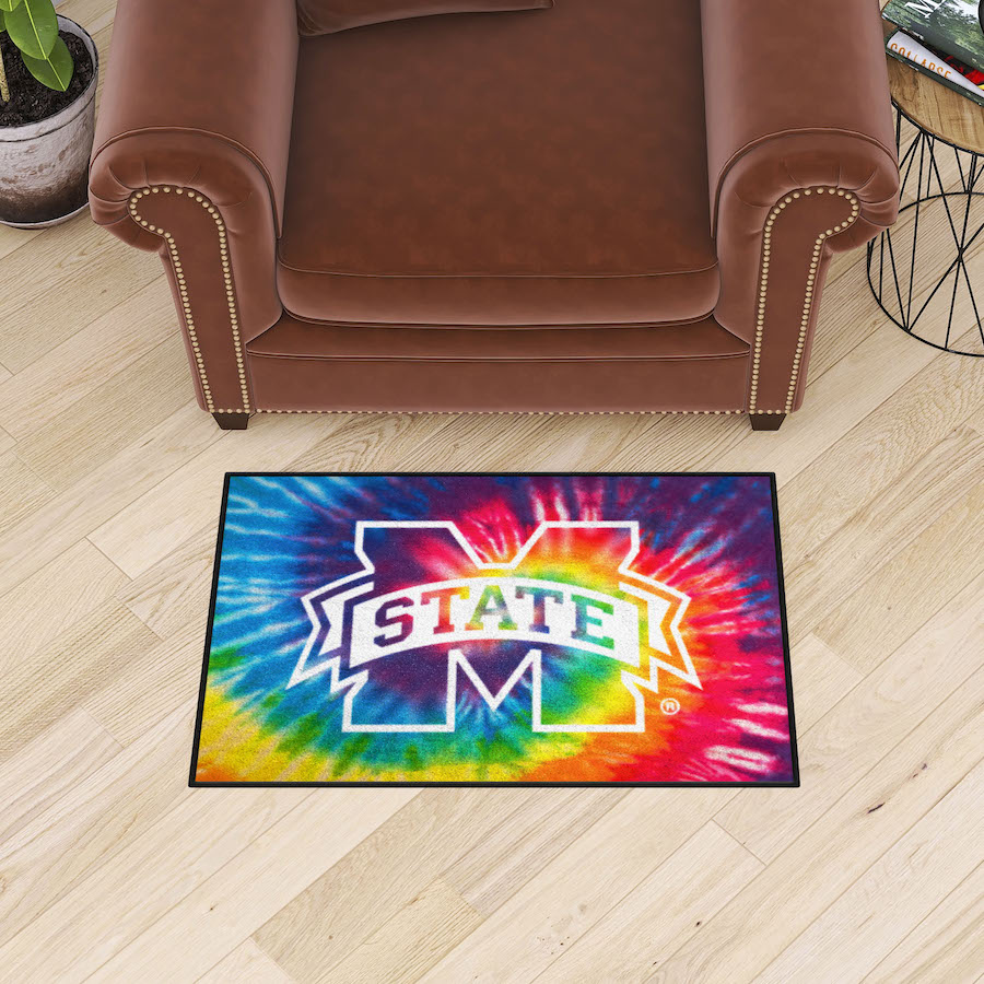 Mississippi State Bulldogs TIE-DIE 20 x 30 Starter Floor Mat