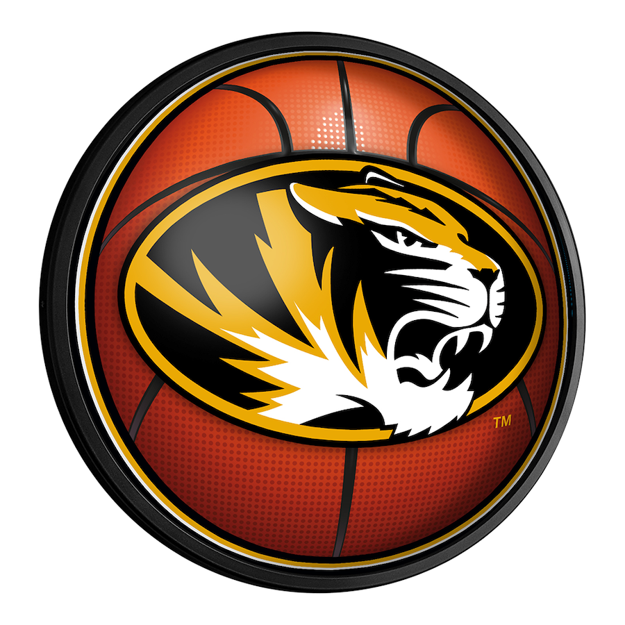 Missouri Tigers Slimline LED Wall Sign ~ BASKETBALL