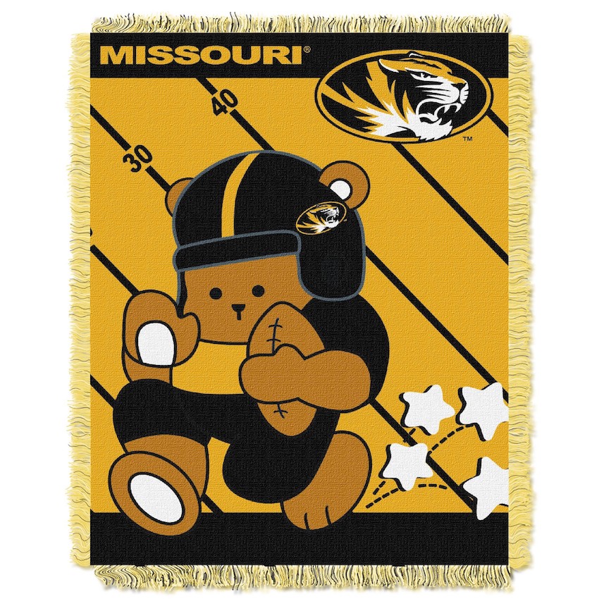 Missouri Tigers Woven Baby Blanket 36 x 48