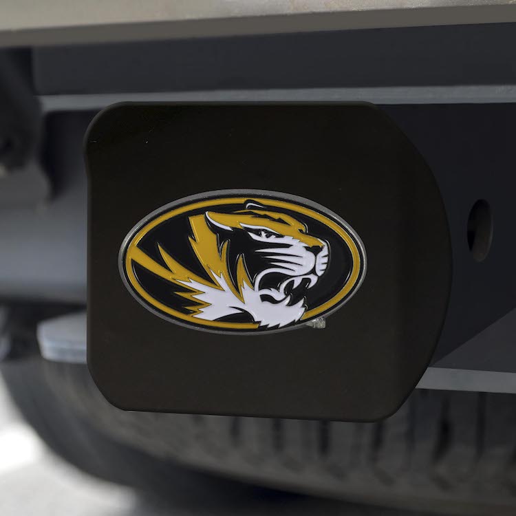 Missouri Tigers Black and Color Trailer Hitch Cover