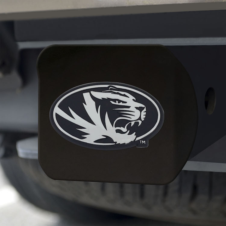 Missouri Tigers BLACK Trailer Hitch Cover