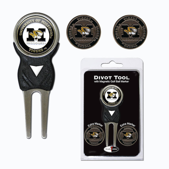 Missouri Tigers 3 Marker Signature Divot Tool Pack