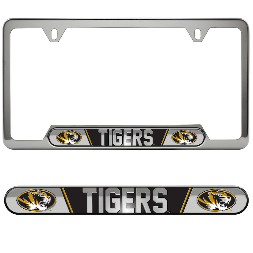 Missouri Tigers Embossed License Plate Frame