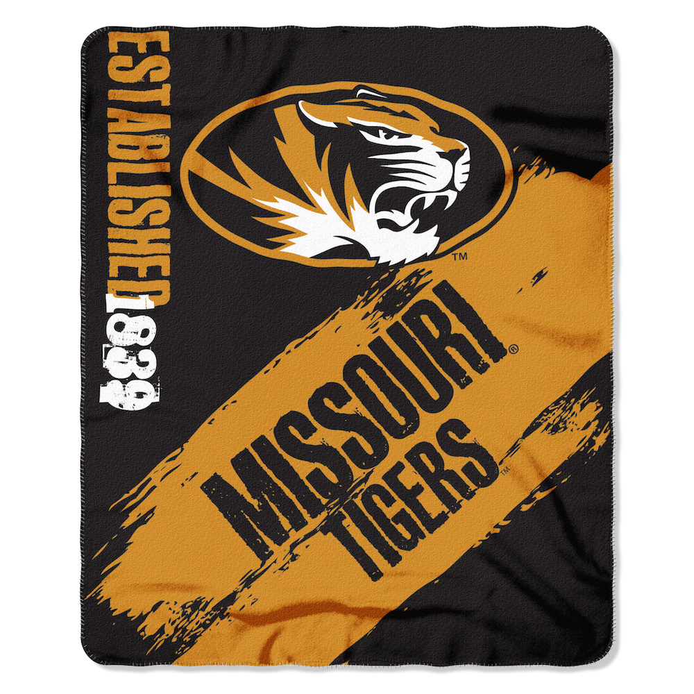 Missouri Tigers Fleece Throw Blanket 50 x 60