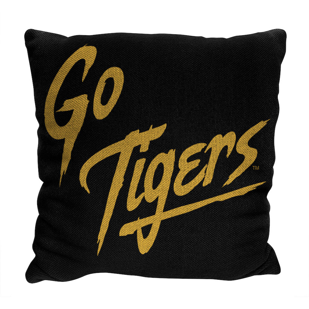 Missouri Tigers Double Sided INVERT Woven Pillow