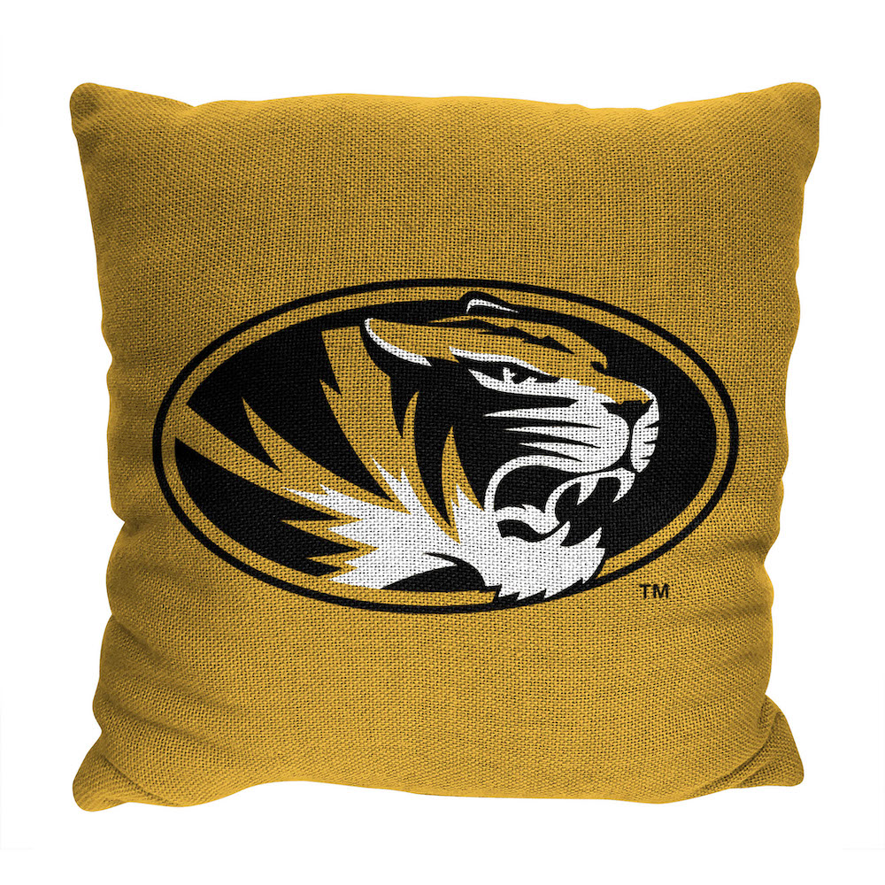 Missouri Tigers Double Sided INVERT Woven Pillow