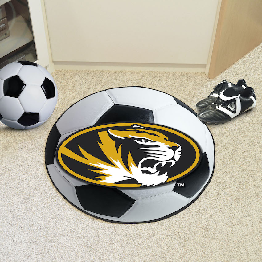 Missouri Tigers SOCCER BALL Mat