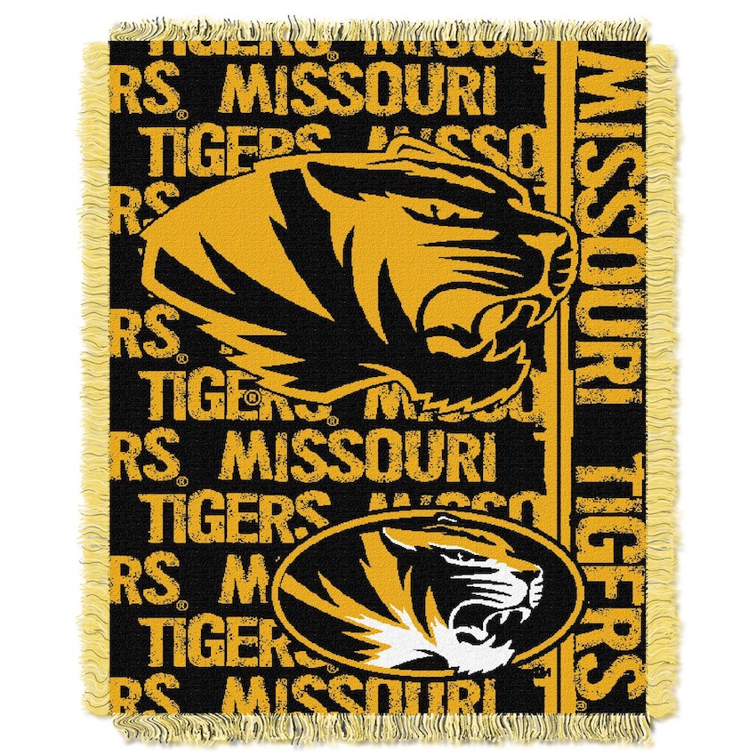 Missouri Tigers Double Play Tapestry Blanket 48 x 60