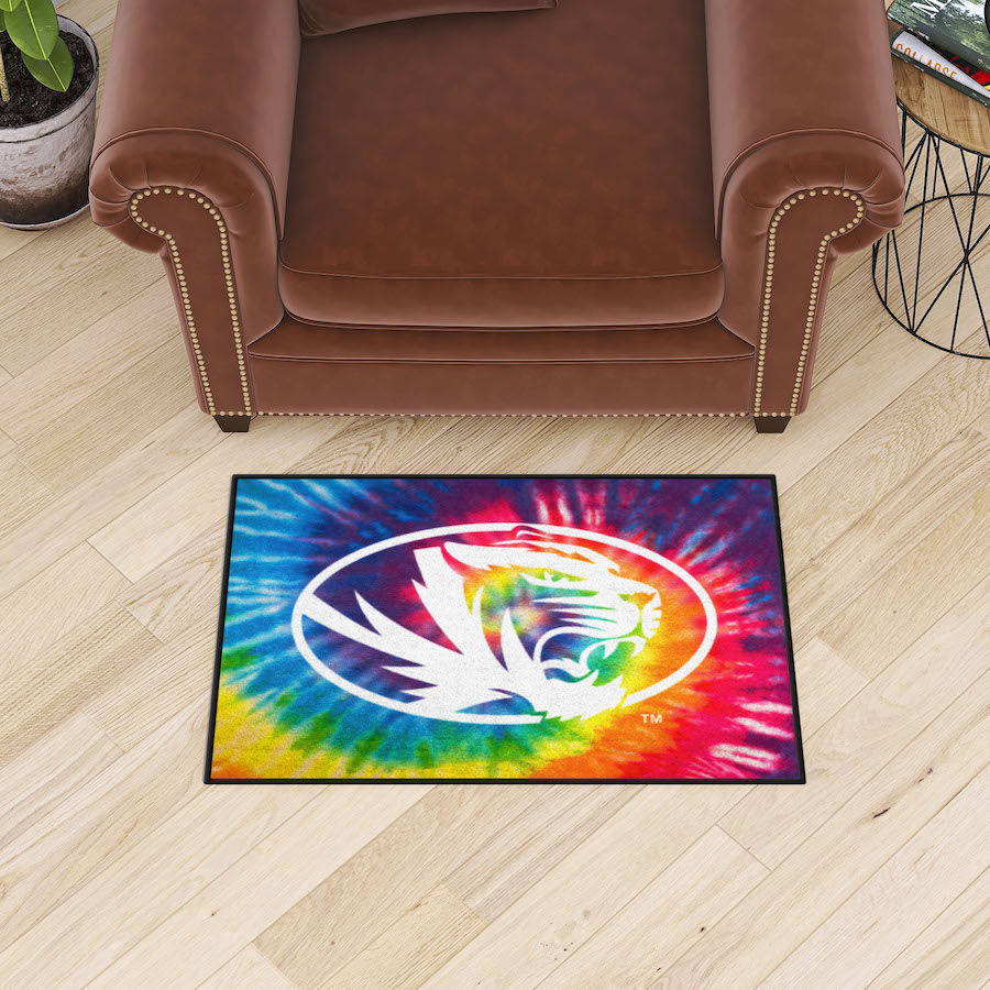 Missouri Tigers TIE-DIE 20 x 30 Starter Floor Mat