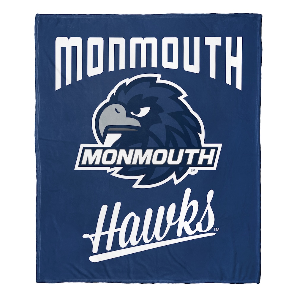 Monmouth Hawks ALUMNI Silk Touch Throw Blanket 50 x 60 inch