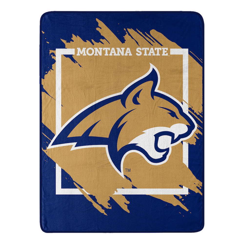 Montana State Bobcats Micro Raschel 50 x 60 Team Blanket
